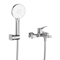 Смеситель для ванны с душем BelBagno Albano ALBANO-VASM-CRM хром Смеситель для ванны с душем BelBagno Albano ALBANO-VASM-CRM хром