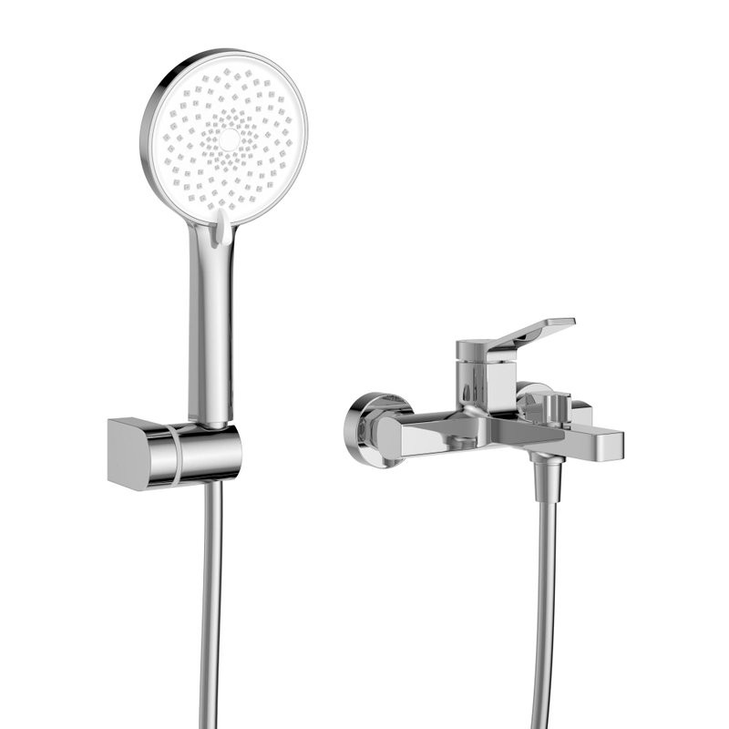 Смеситель для ванны с душем BelBagno Albano ALBANO-VASM-CRM хром