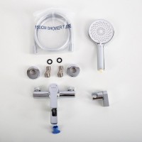 Смеситель для ванны с душем BelBagno Albano ALBANO-VASM-CRM хром Смеситель для ванны с душем BelBagno Albano ALBANO-VASM-CRM хром