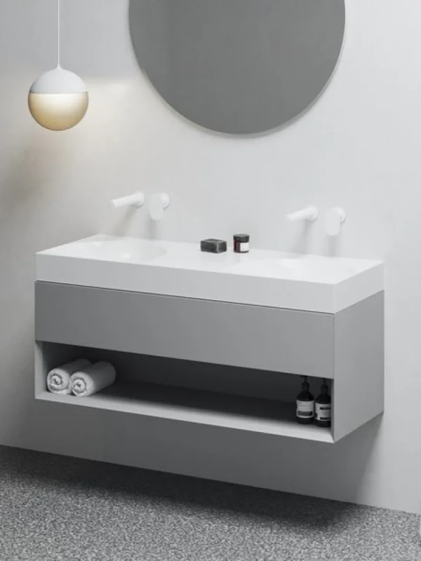 Тумба под раковину без столешницы Ravak Lite SD 120 дымчато-серая