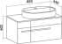 Мебель для ванной Runo Вудлайн 85, скандинавский дуб, раковина Гамма 56