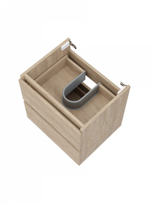 Тумба с раковиной Teymi Laina 50 светлый дуб