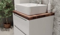 Тумба под раковину Jorno Wood 60, белая