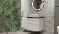 Тумба под раковину Jorno Wood 60, белая