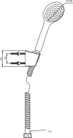 Душевой гарнитур Paini Torino TRCR131