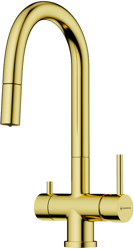 Смеситель для кухни Omoikiri Akita-S LG light gold