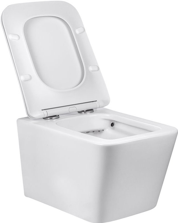 Комплект Унитаз подвесной Vincea Q-Line VT1-12 белый + Инсталляция TECE Base 9400413 4 в 1 с кнопкой смыва