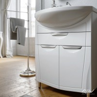 Мебель для ванной комнаты Alavann Monaco 65 напольная, белая