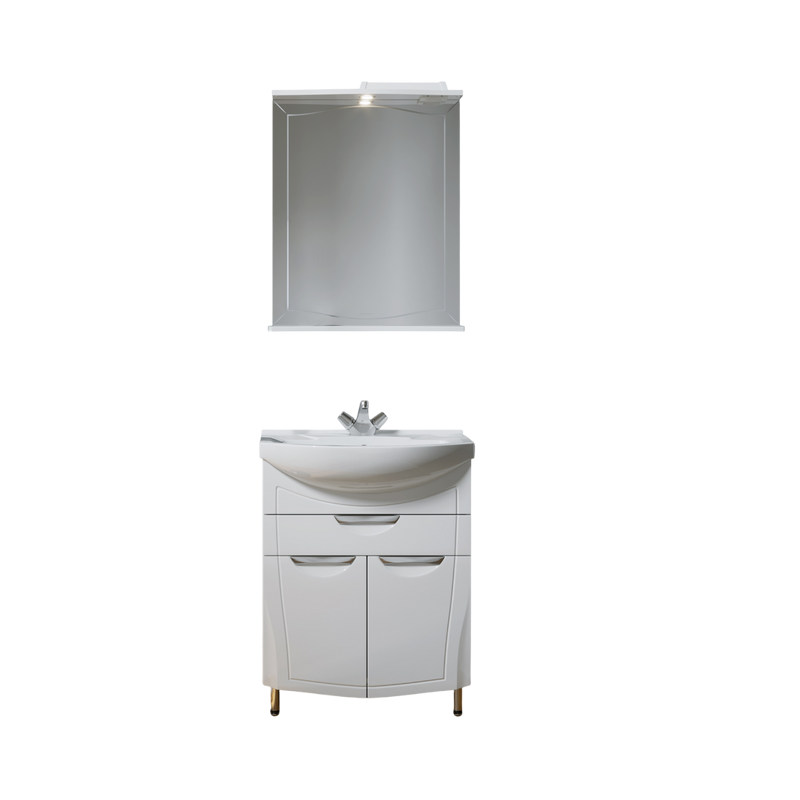 Мебель для ванной комнаты Alavann Monaco 65 напольная, белая