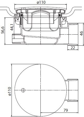 Поддон для душа Cezares Tray SMC TRAY-M-RH-120/90-550-35-W-L
