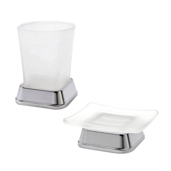 Набор Стакан Wasserkraft Amper K-5428 + Мыльница K-5429