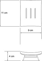 Набор Стакан Wasserkraft Amper K-5428 + Мыльница K-5429 Набор Стакан Wasserkraft Amper K-5428 + Мыльница K-5429