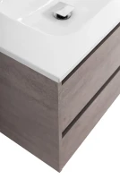 Тумба с раковиной BelBagno Kraft 120 для двоих, 4 ящика, cemento grigio