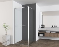 Душевой уголок Vincea Tesi VSRW-7TS9090CL 90х90 см, профиль хром, стекло прозрачное