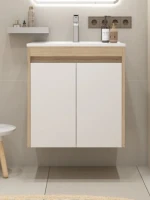 Тумба с раковиной Teymi Netta 60 дуб, белая