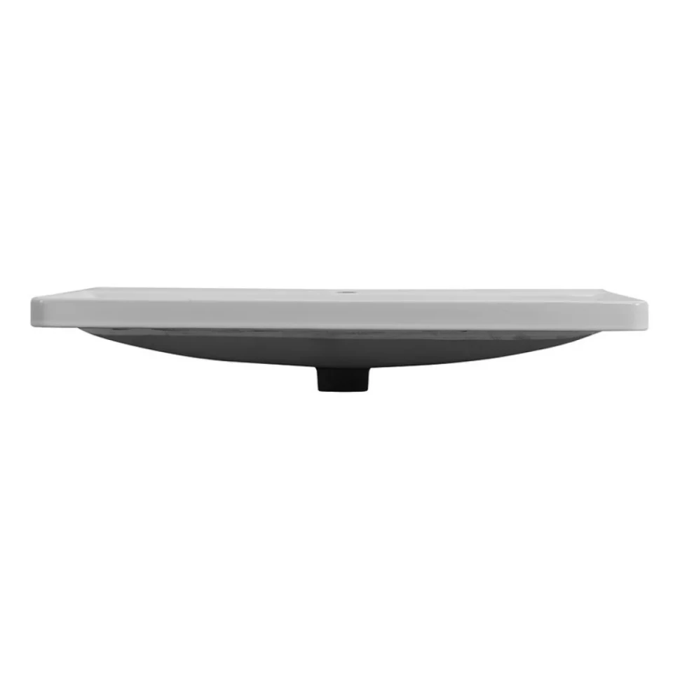 Тумба с раковиной BelBagno Due 80 ручки матовый темный никель, rovere nature