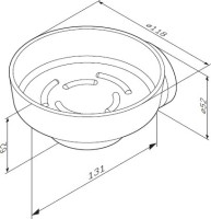 Набор Стакан AM.PM Bliss L A5534364 + Мыльница A5534264