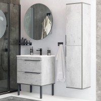 Тумба под раковину без столешницы Corozo Грэмми Z2 65 метрополитен грей