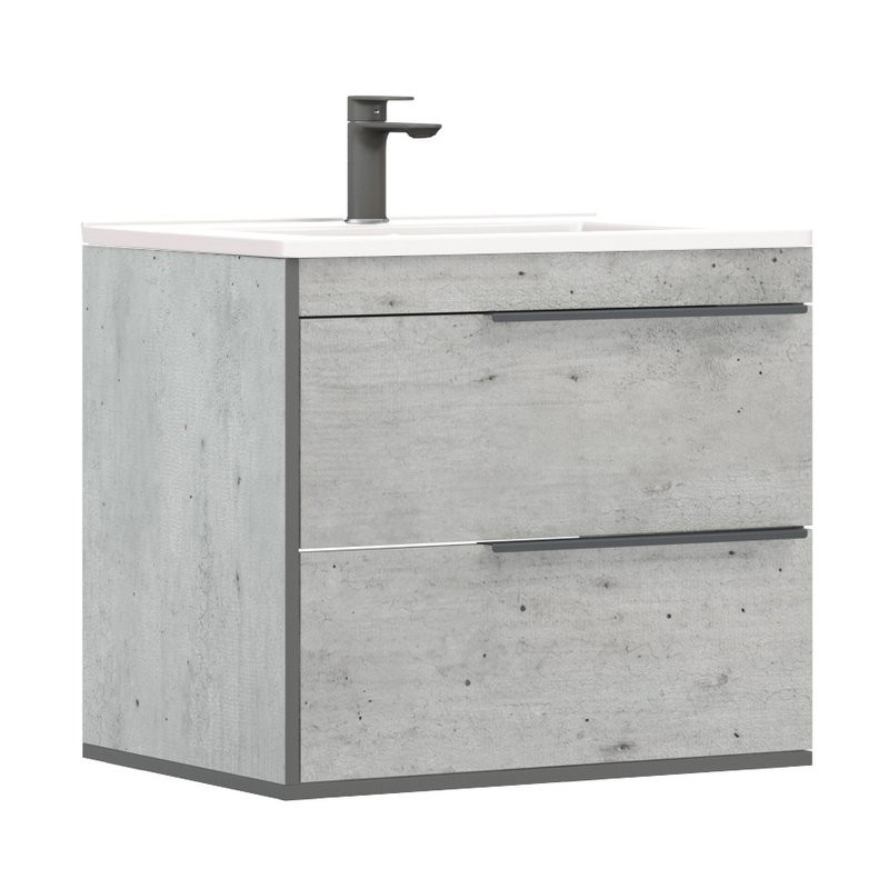 Тумба под раковину без столешницы Corozo Грэмми Z2 65 метрополитен грей