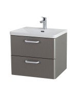 Мебель для ванной комнаты BelBagno Due 50 ручки белые, сатин