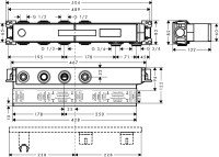 Душевой комплект Hansgrohe Raindance Select E 300 27385400+26530400+28272000+15355400+15310180