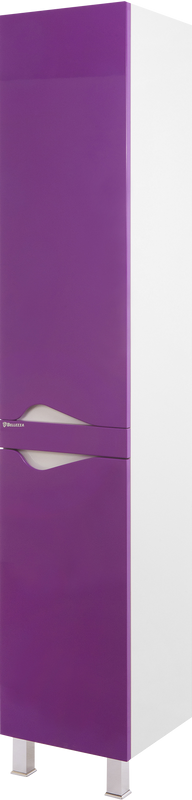 Шкаф пенал для ванной Bellezza Эйфория 35 R фиолетовый
