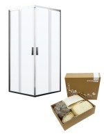 Душевой уголок Wasserkraft Lippe 45S03 + мочалка Душевой уголок Wasserkraft Lippe 45S03 + мочалка