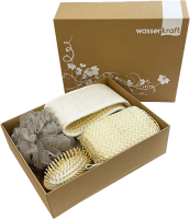 Душевой уголок Wasserkraft Lippe 45S03 + мочалка Душевой уголок Wasserkraft Lippe 45S03 + мочалка