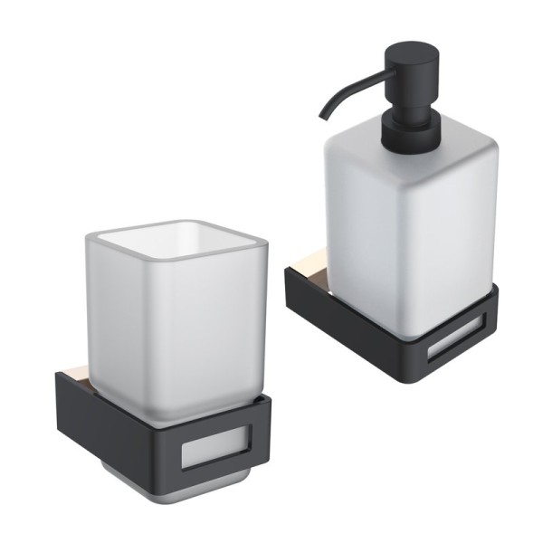 Набор Стакан Boheme Q 10944-G-B + Дозатор 10957-G-B