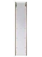 Шкаф-пенал для ванной Comforty Ангара 35 подвесной, темно-коричневый дуб