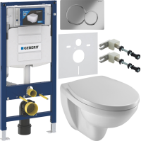 Комплект Унитаз подвесной Jacob Delafon Patio + Крышка E4267 + Инсталляция Geberit Duofix UP 320 111.300.00.5 + Кнопка Sigma 01 115.770.21.5 хром + Крепления 111.815.00.1 к стене + Звукоизоляция