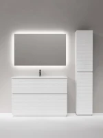 Мебель для ванной комнаты Sancos Folk Floor 120 напольная, bianco, раковина CN7017