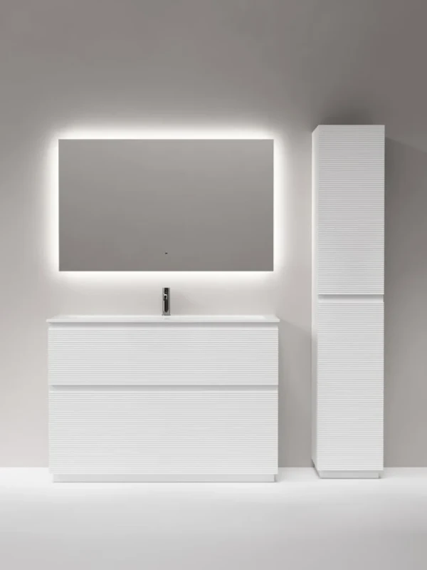 Мебель для ванной комнаты Sancos Folk Floor 120 напольная, bianco, раковина CN7017