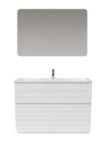 Мебель для ванной комнаты Sancos Folk Floor 120 напольная, bianco, раковина CN7017