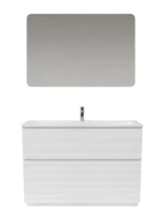 Мебель для ванной комнаты Sancos Folk Floor 120 напольная, bianco, раковина CN7017