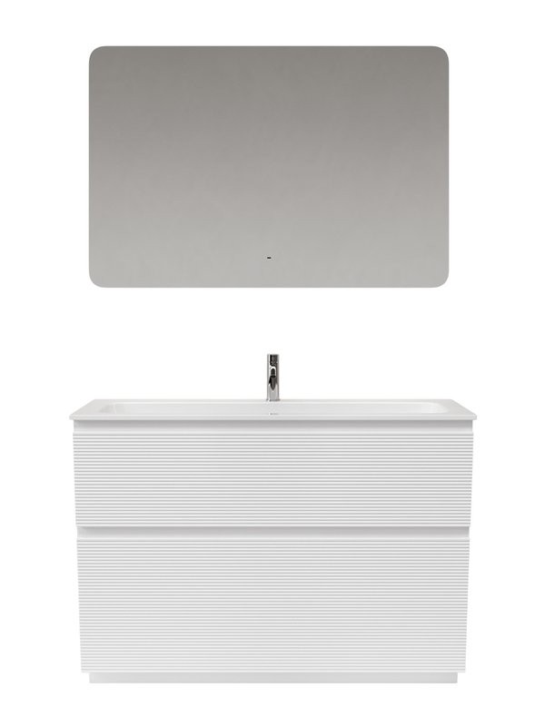 Мебель для ванной комнаты Sancos Folk Floor 120 напольная, bianco, раковина CN7017