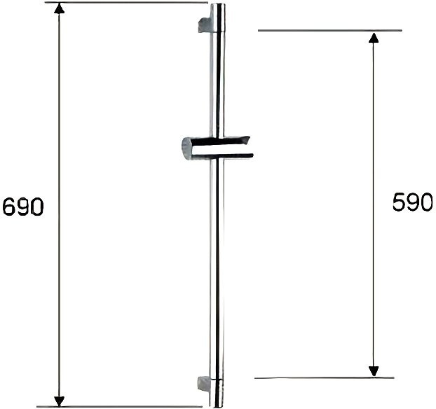 Душевая штанга Remer 315L