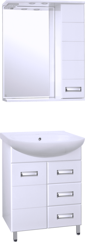 Мебель для ванной комнаты Style Line Ирис 65 белая