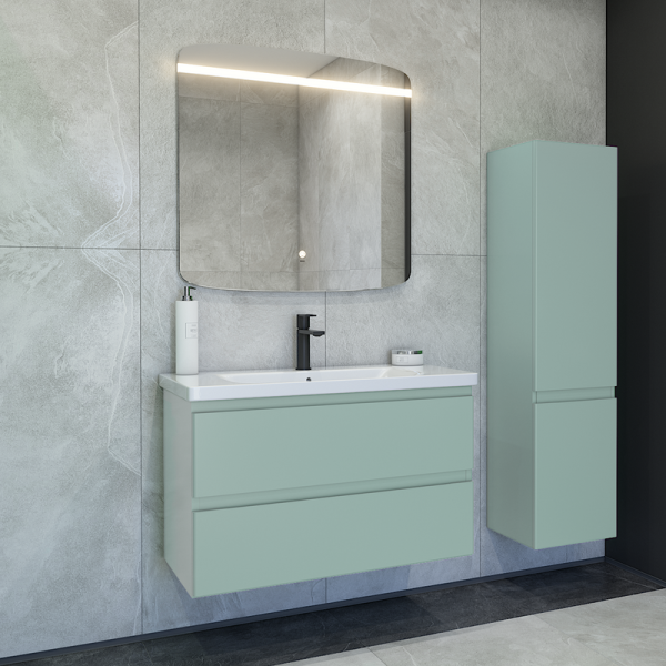 Мебель для ванной комнаты Caprigo Forte 90 подвесная, селесте