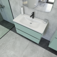 Мебель для ванной комнаты Caprigo Forte 90 подвесная, селесте