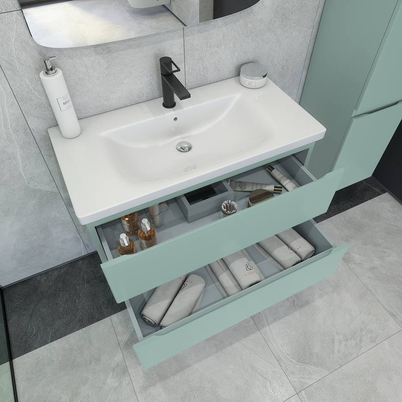 Мебель для ванной комнаты Caprigo Forte 90 подвесная, селесте