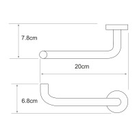 Набор Держатель Wasserkraft Rhein K-6296 + Ершик K-6227 Набор Держатель Wasserkraft Rhein K-6296 + Ершик K-6227