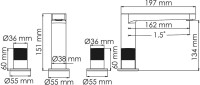 Смеситель для раковины Wasserkraft Mosel 4635 хром