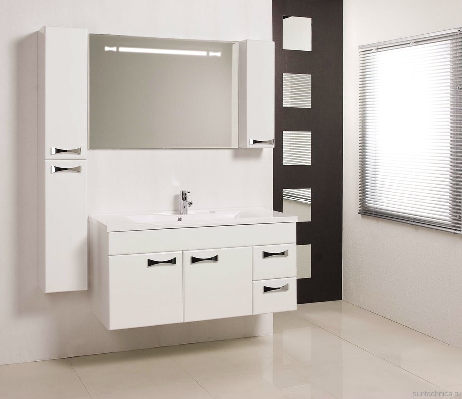 Зеркало AQUATON Диор 120 белое