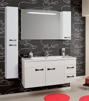 Зеркало AQUATON Диор 120 белое