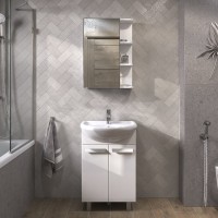 Мебель для ванной комнаты Vigo Hoska 55 2 дверцы, белая