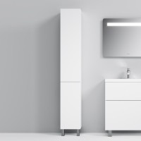 Шкаф-пенал для ванной AM.PM Gem L белый глянец, напольный
