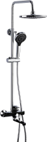Душевая стойка Frap H42 F2442 хром, черная