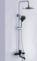 Душевая стойка Frap H42 F2442 хром, черная