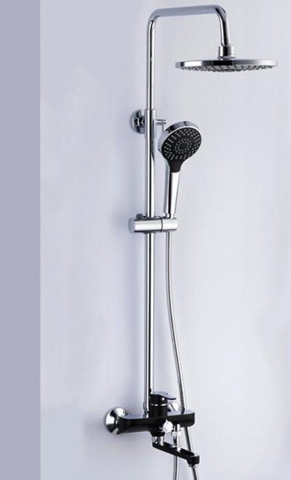 Душевая стойка Frap H42 F2442 хром, черная